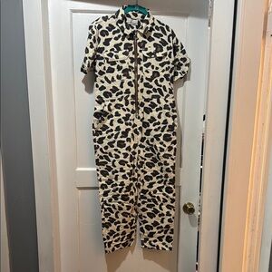 Urban Outfitters Brown and Black Jumpsuit